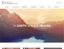 Tablet Screenshot of pleasantumc.org